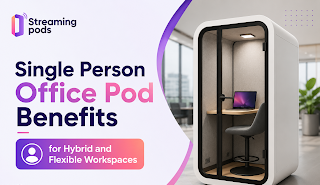 Single Person Office Pod Benefits for Hybrid and Flexible Workspaces