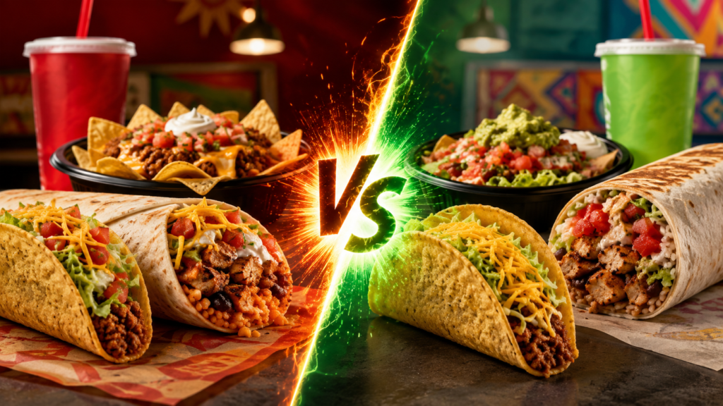 A Flavor Showdown: Which Fast-Food Destination Delivers the Better Mexican-Style Experience?
