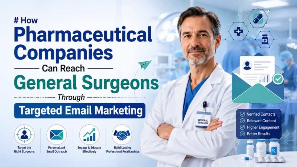 How Pharmaceutical Companies Can Reach General Surgeons Through Targeted Email Marketing