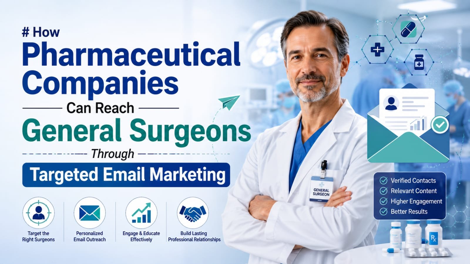How Pharmaceutical Companies Can Reach General Surgeons Through Targeted Email Marketing