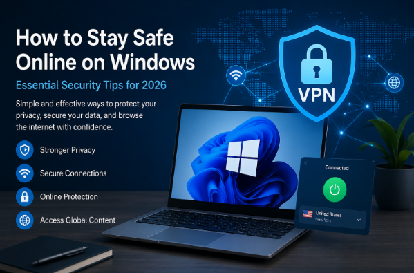 How to Stay Safe Online While Using Windows in 2026